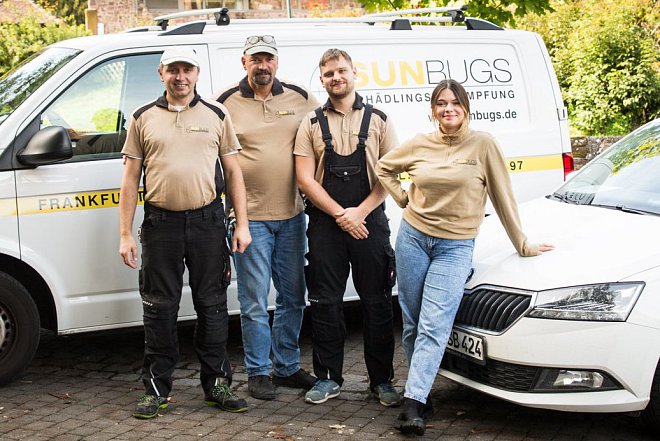 Das Team von SUNBUGS hilft Ihnen gerne bei der Schädlingsbekämpfung